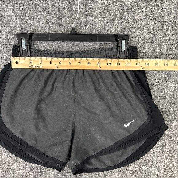 Nike Shorts Womens Small Gray Lined Drawstring Running‎ Gym Workout - Picture 6 of 10